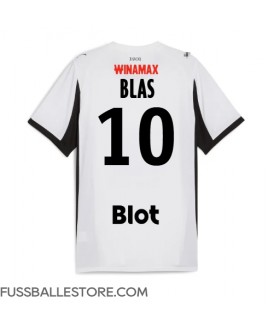 Günstige Stade Rennais Ludovic Blas #10 Auswärtstrikot 2025-26 Kurzarm